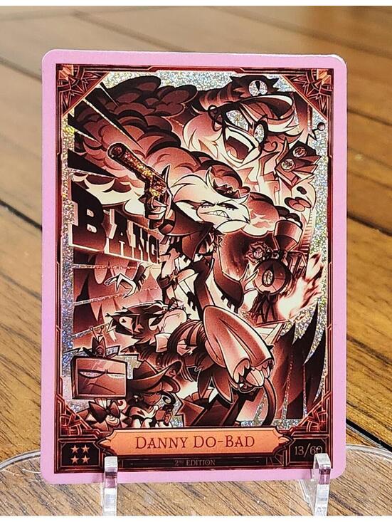 Danny Do Bad foil trading card - Hazbin Hotel